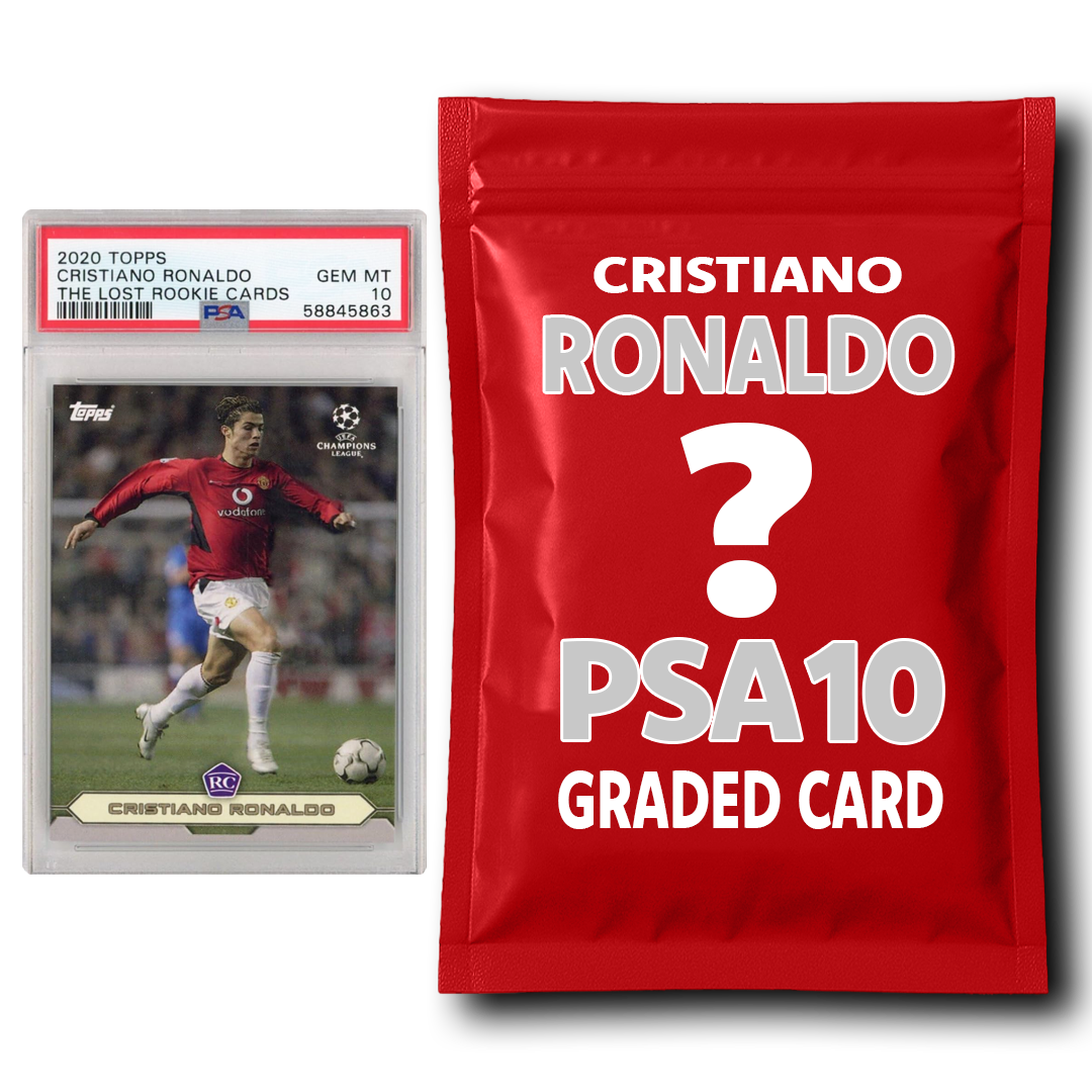 Cristiano Ronaldo PSA 10 Graded Card Mystery Pack