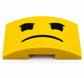 Benny Grumpy Face Upgrade Tile for LEGO Up-Scaled Blue Astronaut 40921 Set