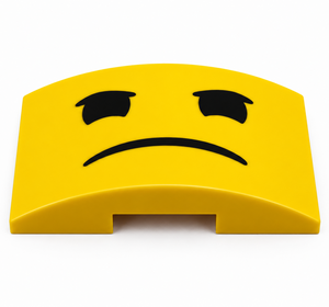 Benny Grumpy Face Upgrade Tile for LEGO Up-Scaled Blue Astronaut 40921 Set