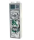 Green Ninja in Carbonite (1x2x5 Brick)