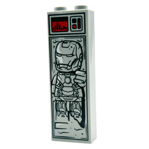 Iron Man in Carbonite (1x2x5 Brick)