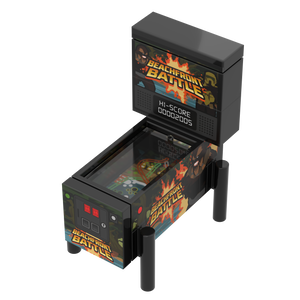 Beachfront Battle Brick Wars Pinball Arcade Machine Building Set