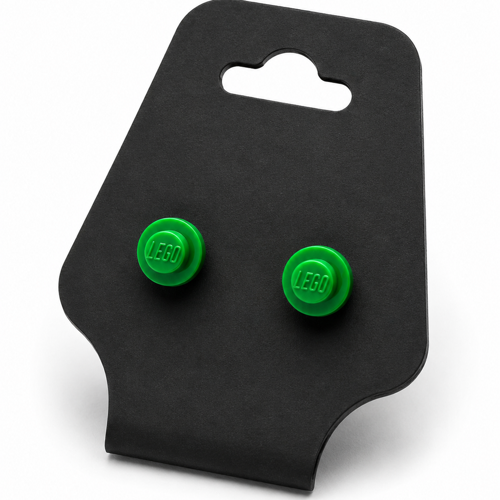 Brick Stud Earrings