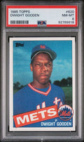 Graded 1985 Topps Dwight Doc Gooden #480 2nd Year Baseball Card PSA 8 NM-MT