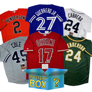 Autographed/Signed Baseball DIAMOND Series 1 Jersey Mystery Box with PSA JSA or Beckett COA