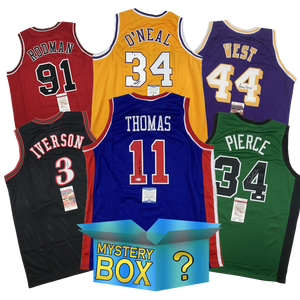 Autographed/Signed Basketball DIAMOND Series 1 Jersey Mystery Box with PSA JSA or Beckett COA