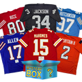 Autographed/Signed Football DIAMOND Series 4 Jersey Mystery Box with PSA JSA or Beckett COA