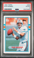 Graded 1989 Topps Dan Marino #293 Football Card PSA 4 VG-EX