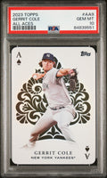 Graded 2023 Topps Gerrit Cole #AA9 All Aces Baseball Card PSA 10 Gem Mint