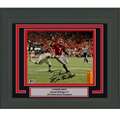 Framed Autographed/Signed D'Andre Swift Georgia Bulldogs 8x10 College Football Photo Beckett BAS COA #3