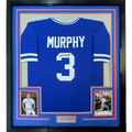 Framed Autographed/Signed Dale Murphy 35x39 Atlanta Dark Blue Baseball Jersey JSA COA