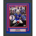 Framed Autographed/Signed Damar Hamlin Buffalo Bills 8x10 Football Photo Beckett BAS COA