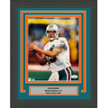 Framed Autographed/Signed Dan Marino Miami Dolphins 8x10 Football Photo JSA COA