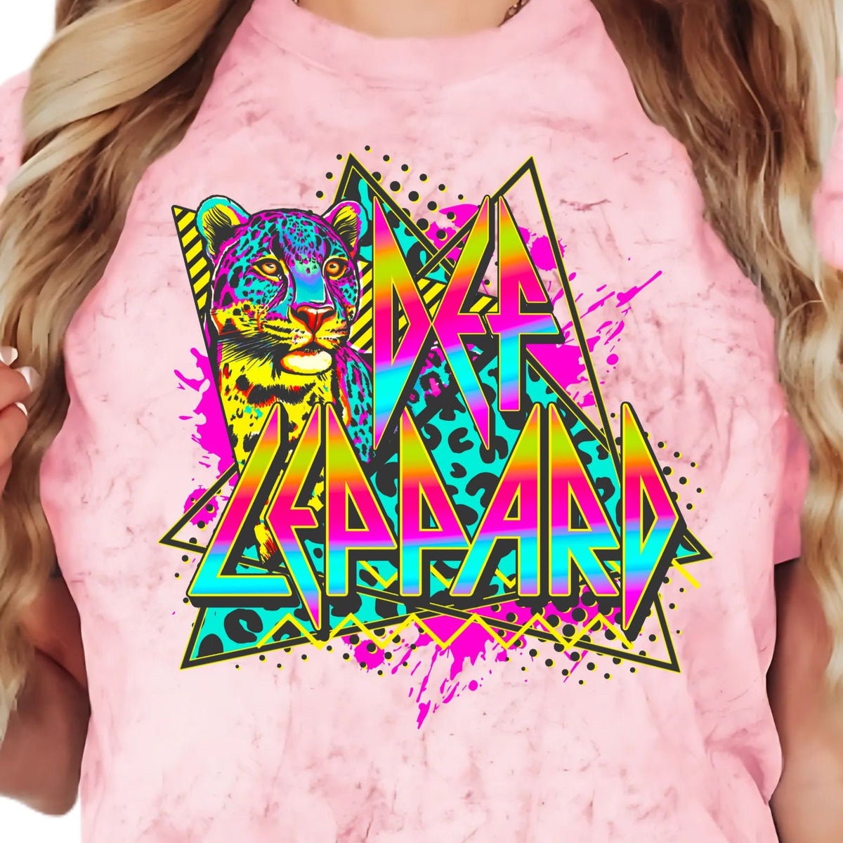 Def Leppard Comfort Colors Color Blast T-shirt