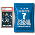 Detroit Lions PSA 10 Graded Rookie Card Mystery Pack
