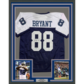 Framed Autographed/Signed Dez Bryant 35x39 Dallas Thanksgiving Day Football Jersey Beckett BAS COA