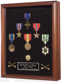 Medal Case - Wood shadow box, Shadow box to show all of your med.