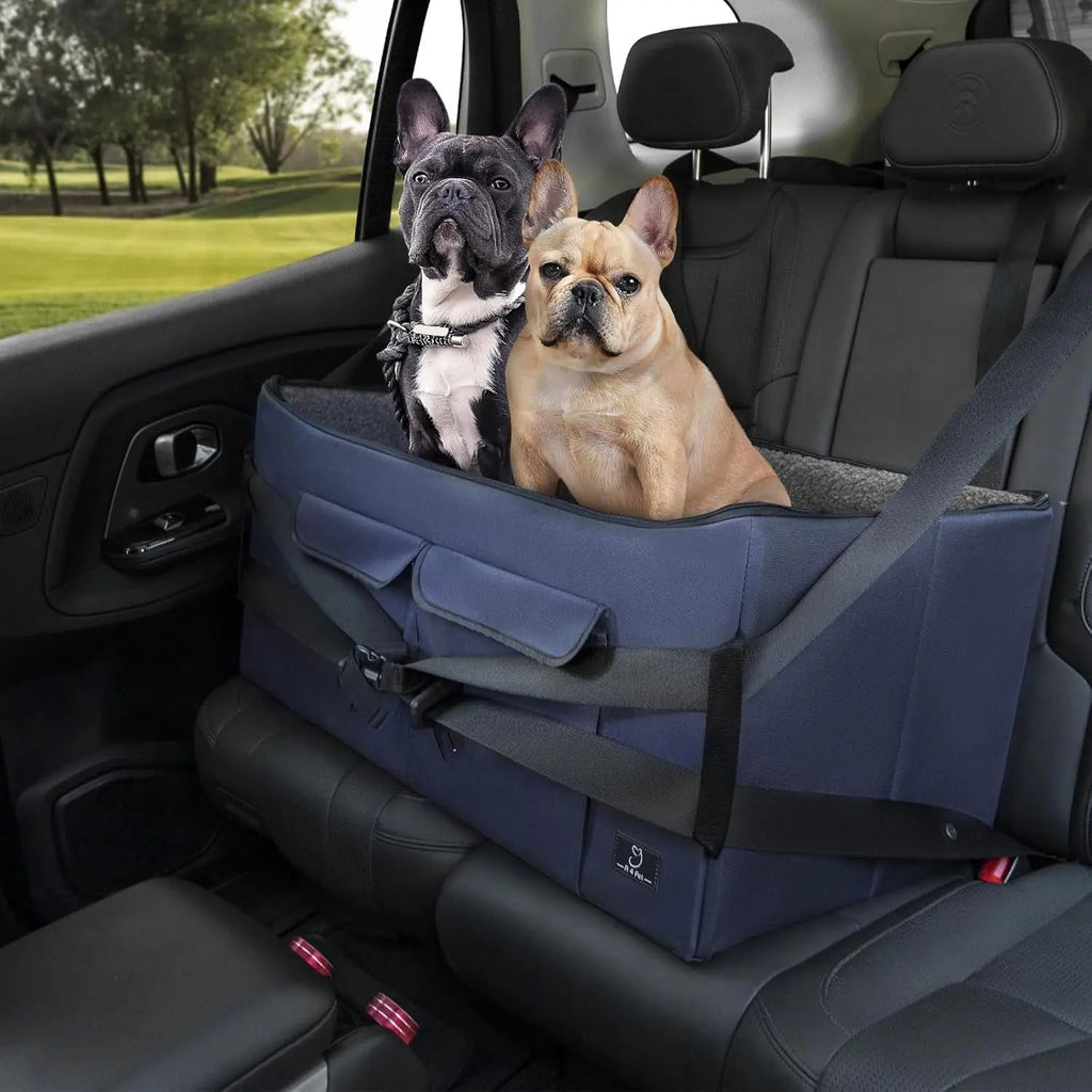 Dog Car Seat Booster with Safety Leash