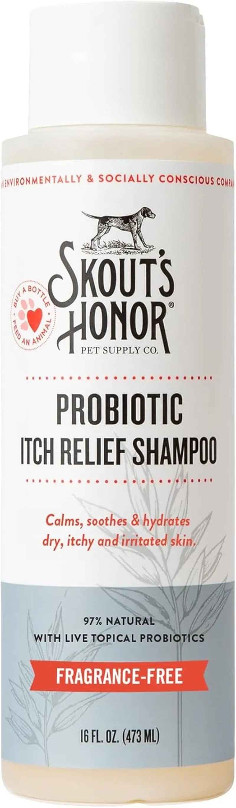 Dog Cat Probiotic Itch Relief Spray Natural Aloe Avocado Sensitive Skin