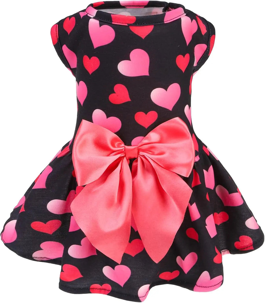 Dog Dress Cute Small Dog Outfit Cotton Puppy Clothes Breathable All Colors