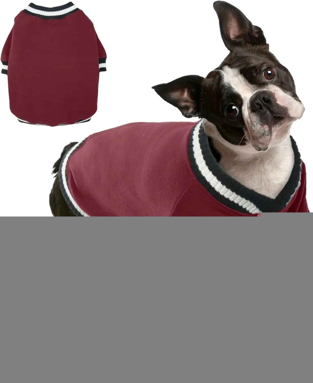 Dog Winter Fleece Pullover Sweater, Soft Warm Hoodie for Small to Medium Dogs