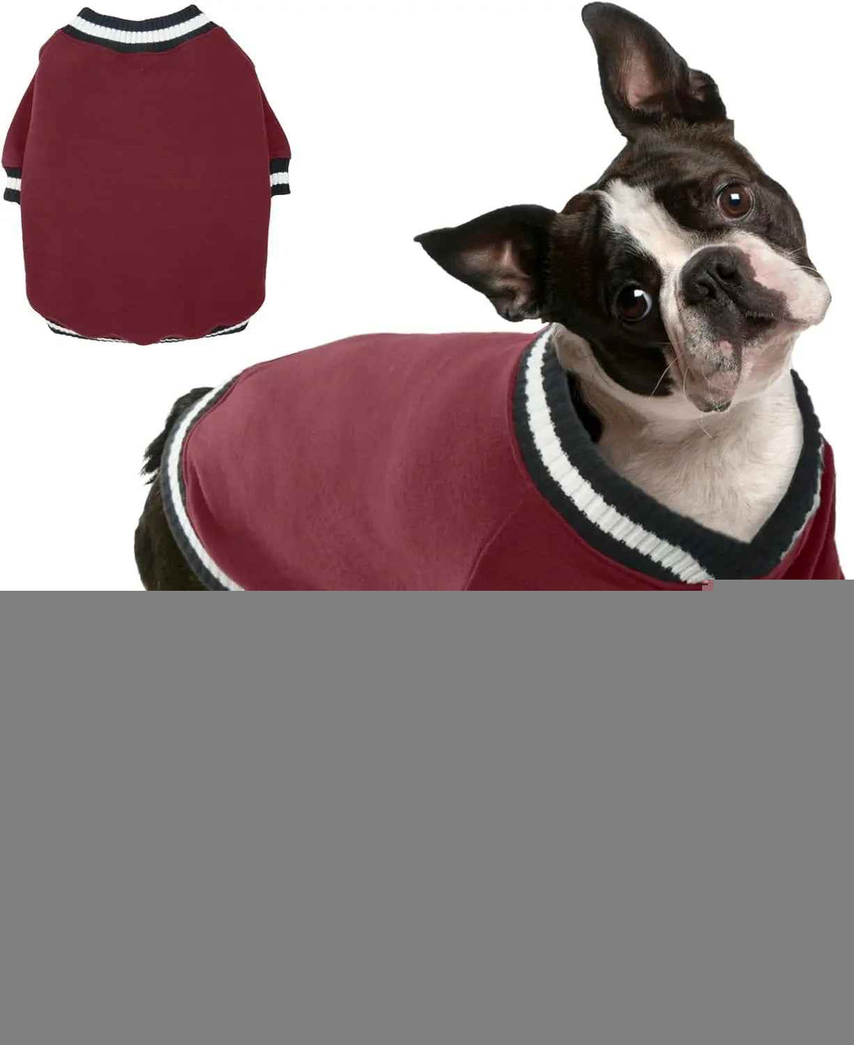 Dog Winter Fleece Pullover Sweater, Soft Warm Hoodie for Small to Medium Dogs