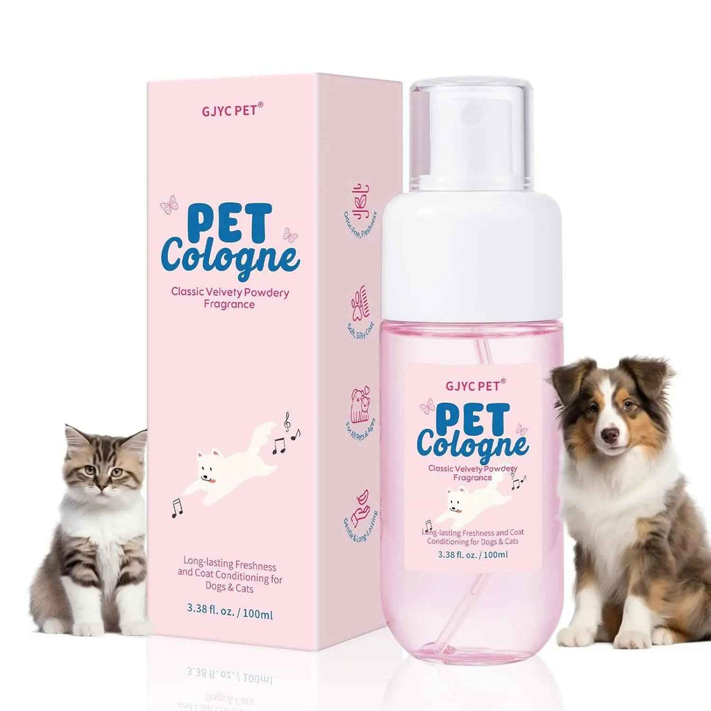 Dog & Cat Cologne Spray Powder Scent Odor Control 3.38oz