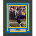 Framed Autographed/Signed Drew Brees San Diego Chargers 8x10 Football Photo Beckett BAS COA