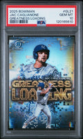 Graded 2025 Topps Bowman Jac Caglianone #GL21 Greatness Loading Rookie RC Baseball Card PSA 10 Gem Mint