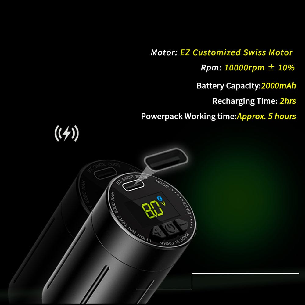 EZ P3 Wireless Battery Six Options Adjustable Stroke Tattoo Pen Machine