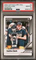 Graded 2024 Panini Caitlin Clark Collection Caitlin Clark #3 Donruss Rookie RC Basketball Card PSA 10 Gem Mint