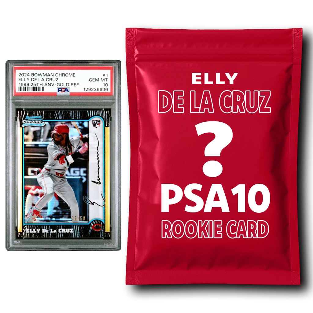 Elly De La Cruz PSA 10 Graded Rookie Baseball Card Mystery Pack
