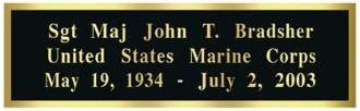 Engraved Brass Plates, Personalized Name Plate Engraving Plate