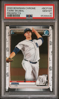Graded 2020 Topps Bowman Chrome Tarik Skubal #BCP108 Prospects Rookie RC Baseball Card PSA 10 Gem Mint