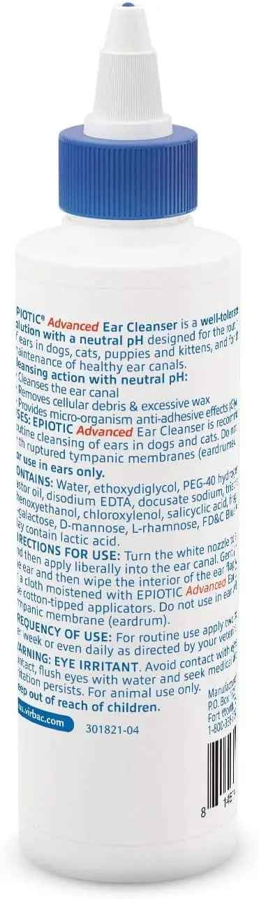 Epi-Otic Advanced Ear Cleaner for Dogs & Cats Odor Control