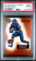 Graded 2024 Topps Bowman U Chrome Ashton Jeanty #55B21 1955 Bowman Rookie RC Football Card PSA 10 Gem Mint