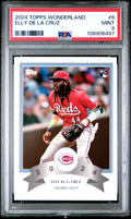 Graded 2024 Topps Wonderland Elly De La Cruz #6 Rookie RC Baseball Card PSA 9 Mint