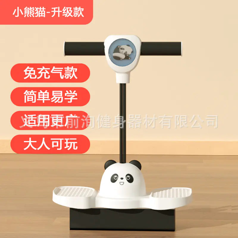 Glowing Panda Bouncing Ball for Kids' Balance Play