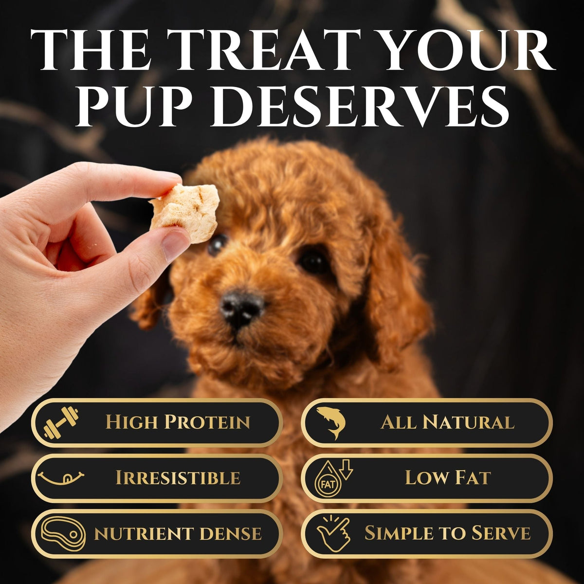 Freeze-Dried Alaskan Whitefish Dog Treats