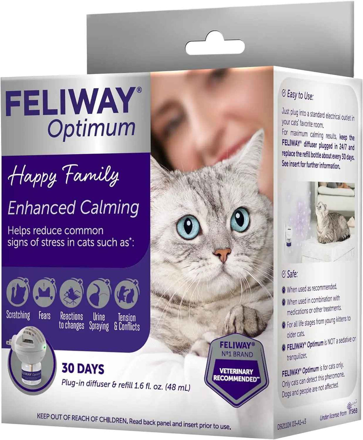 Feliway Cat Calming Diffuser Starter Kit 48ml – 30 Days