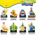 Sponge Bob Square Pants set of 8 Minifigure Toy