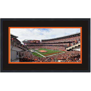 Framed FirstEnergy Stadium Cleveland Browns 16x24 Football Photo Professionally Matted