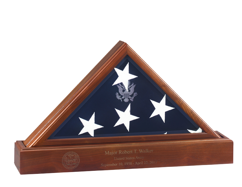 Flag Connections, American Burial Flag Case, Casket Flag Case