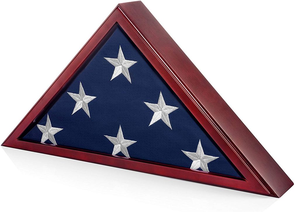 Flag Case for American Veteran Burial Flag - 5'x9' flag