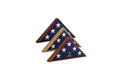 Flag Display Case 5x8 flag, Capitol Hill Oak or Cherry Flag Case.