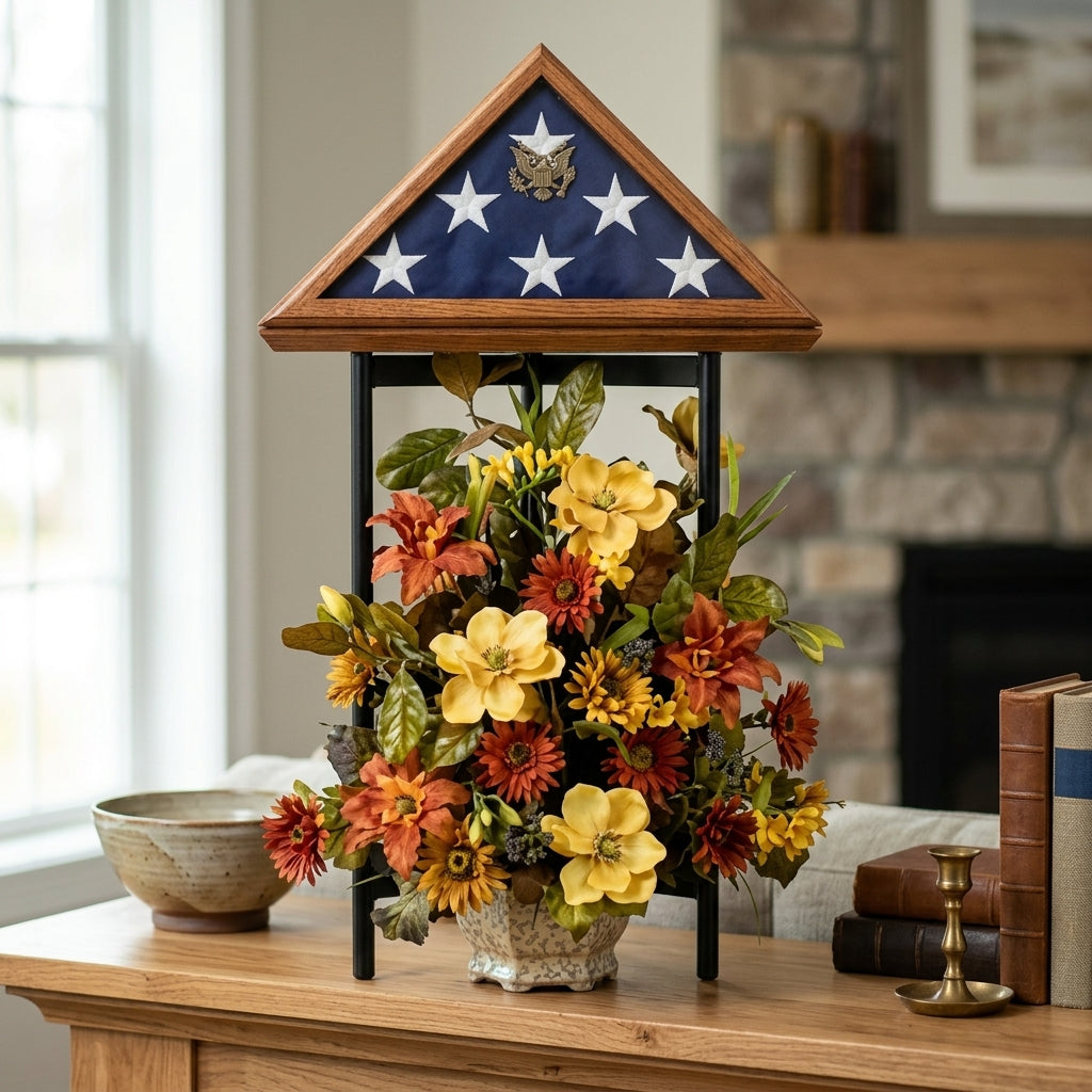 Flag Connections Tri-column Display Stand