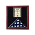Flag and Document Case - Vertical 8 1/2 x 11 Document - Fit 3" x 5" flag.