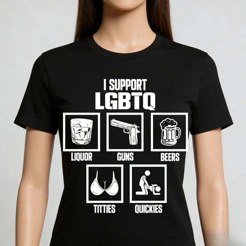 Funny "LGBTQ" Acronym Parody Shirt
