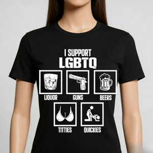 Funny "LGBTQ" Acronym Parody Shirt