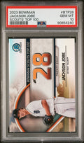 Graded 2023 Topps Bowman Jackson Jobe #BTP28 Scouts Top 100 Rookie RC Baseball Card PSA 10 Gem Mint